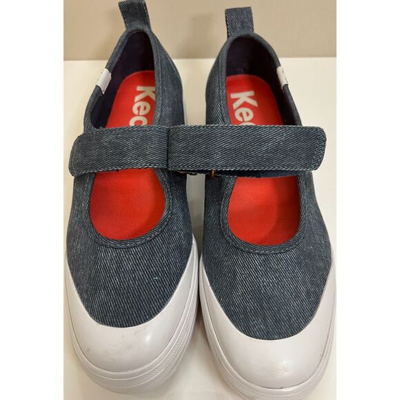 Keds Women's Mary Jane Denim Sneaker - Picture 1 of 8